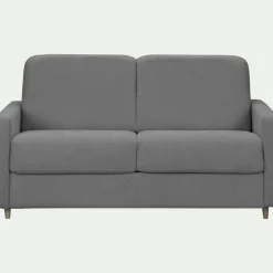 Canapé 4 Places|Canapé Convertible*alinea Canapé 4 places convertible en tissu Sogno densité 35kg/m3 - Gris restanque
