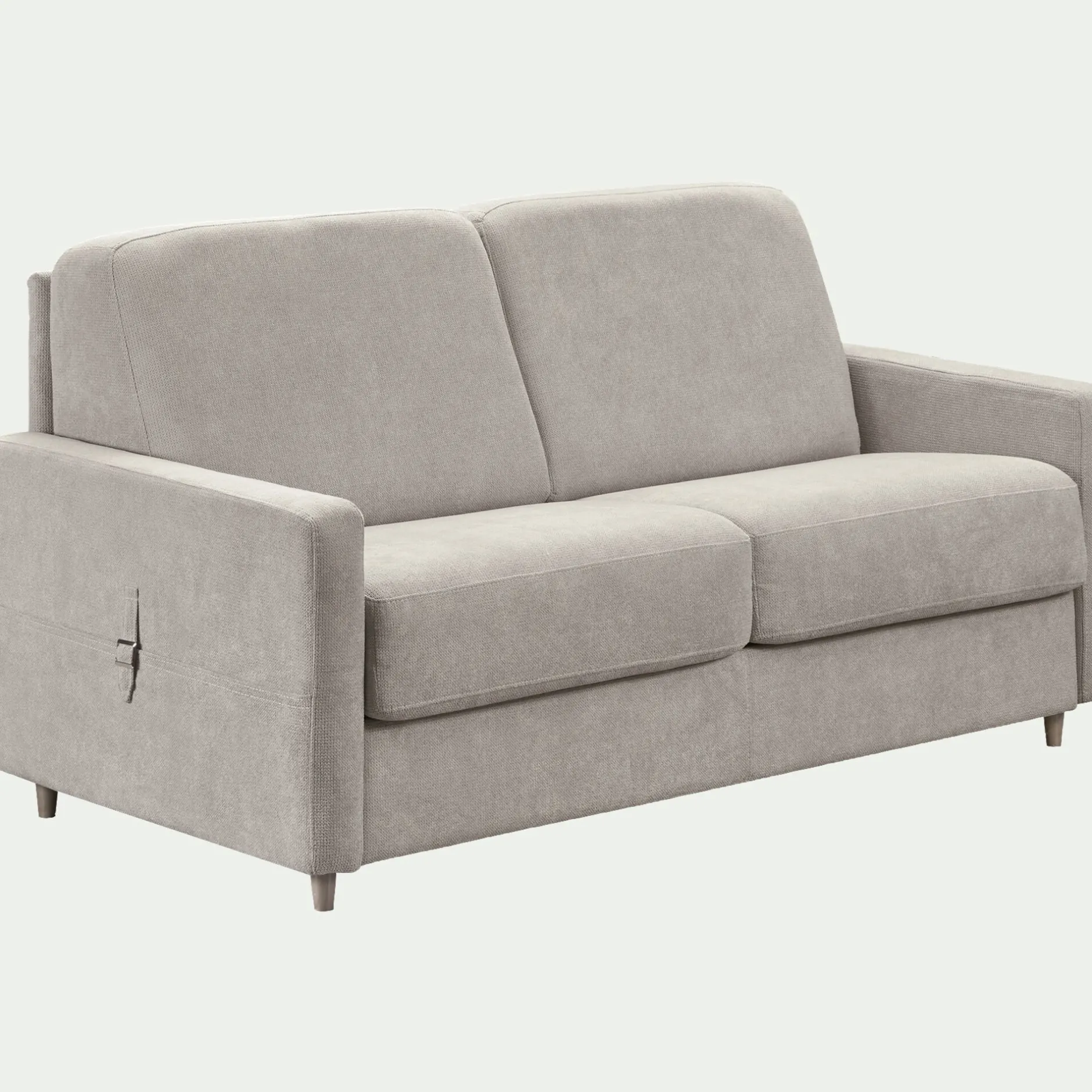 Canapé 3 Places*alinea Canapé 3 places convertible en tissu Sogno densité 35kg/m3 - Beige roucas