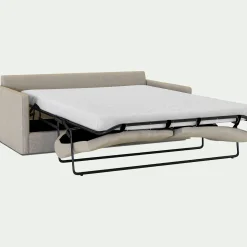 Canapé En Lin|Canapé 3 Places*alinea Canapé 3 places convertible en tissu - s alpilles Beige