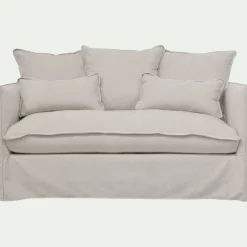 Canapé 2 Places*alinea Canapé 2 places convertible en tissu wind - alpilles Beige