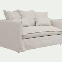 Canapé 2 Places*alinea Canapé 2 places convertible en tissu wind - alpilles Beige