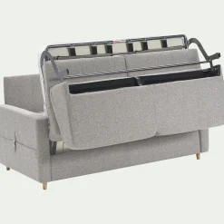 Canapé En Tissu|Canapé 4 Places*alinea Canapé 4 places convertible en tissu matelas densité 35kg/m3 - borie Gris
