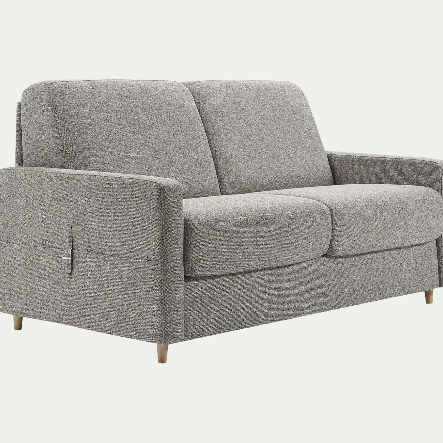 Canapé En Tissu|Canapé 3 Places*alinea Canapé 3 places convertible en tissu matelas densité 35kg/m3 - Gris