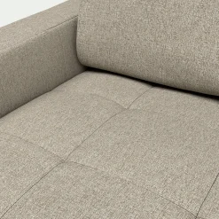 Canapé 2 Places|Canapé Convertible*alinea Canapé 2 places convertible en tissus pop avec accoudoirs 15cm - Beige