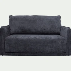 Canapé En Tissu|Canapé 2 Places*alinea Canapé 2 places convertible en tissu Eden - marine Bleu