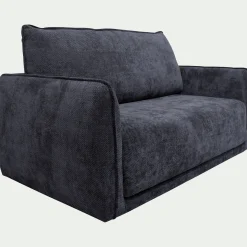 Canapé En Tissu|Canapé 2 Places*alinea Canapé 2 places convertible en tissu Eden - marine Bleu