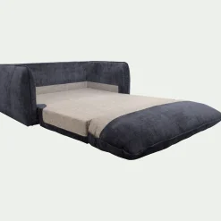 Canapé En Tissu|Canapé 2 Places*alinea Canapé 2 places convertible en tissu Eden - marine Bleu