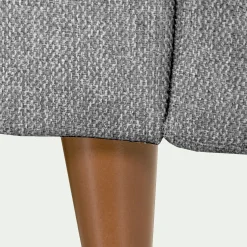 Canapé En Tissu|Canapé 3 Places*alinea Canapé 3 places convertible en tissu - moyen Gris