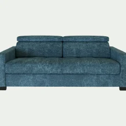 Canapé 3 Places|Canapé Convertible*alinea Canapé 3 places convertible Bultex en tissu genesis avec accoudoirs 15cm - figuerolles Bleu