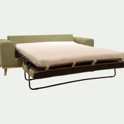 Canapé En Tissu|Canapé 3 Places*alinea Canapé 3 places conible en tissu Cosmo - kaki Vert