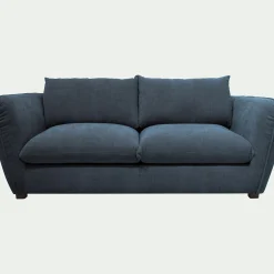 Canapé En Tissu|Canapé 3 Places*alinea Canapé 3 places convertible en tissu Nature - Bleu