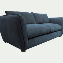 Canapé En Tissu|Canapé 3 Places*alinea Canapé 3 places convertible en tissu Nature - Bleu