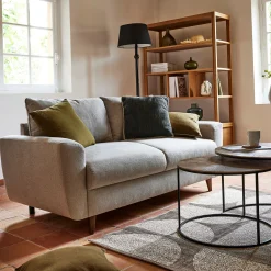 Canapé En Tissu|Canapé 3 Places*alinea Canapé 3 places convertible en tissu - alpilles Beige