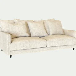 Canapé 4 Places*alinea Canapé 4 places convertible en tissu genesis - ventoux Blanc