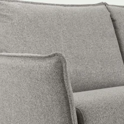 Canapé En Tissu|Canapé Convertible*alinea Canapé 3 places convertible en tissu Stella avec matelas densité 25kg/m3 - moyen Gris