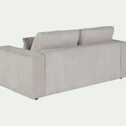 Canapé En Velours|Canapé 3 Places*alinea Canapé 3 places convertible en velours côtelé - roucas Beige