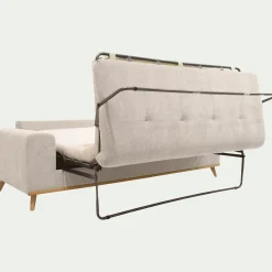 Canapé En Tissu|Canapé 4 Places*alinea Canapé 4 places convertible en tissu Storm - roucas Beige