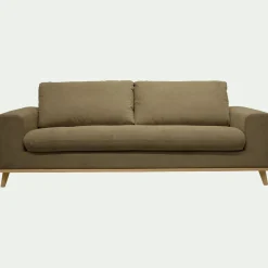 Canapé 4 Places*alinea Canapé 4 places conible en tissu Crown - cèdre Vert