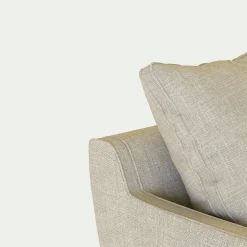 Canapé En Lin|Canapé En Tissu*alinea Canapé 3 places convertible tissu mixte - alpilles Beige