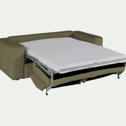 Canapé En Velours|Canapé 3 Places*alinea Canapé 3 places conible en velours côtelé - cèdre Vert