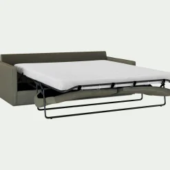 Canapé 4 Places*alinea Canapé 4 places convertible en tissu - Vert cèdre