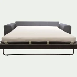 Canapé En Tissu|Canapé Convertible*alinea Canapé 3 places convertible en tissu Cosmo - anthracite Gris