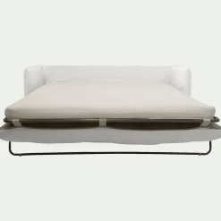 Canapé En Tissu|Canapé 3 Places*alinea Canapé 3 places convertible en tissu wind - écru Blanc