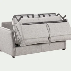 Canapé En Tissu|Canapé 4 Places*alinea Canapé 4 places convertible en tissu Sogno avec matelas densité 35kg/m3 - borie Gris