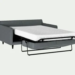 Canapé 2 Places*alinea Canapé 2 places convertible tissu mixte - ardoise Gris