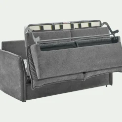 Canapé 3 Places*alinea Canapé 3 places convertible en tissu avec matelas densité 35kg/m3 - restanque Gris