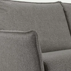 Canapé En Tissu|Canapé Convertible*alinea Canapé 3 places convertible en tissu Stella avec matelas densité 25kg/m3 - anthracite Gris