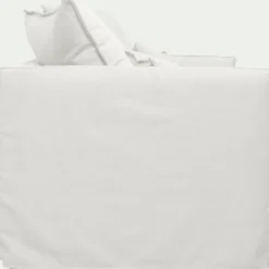 Canapé 2 Places*alinea Canapé 2 places convertible en tissu wind - écru Blanc