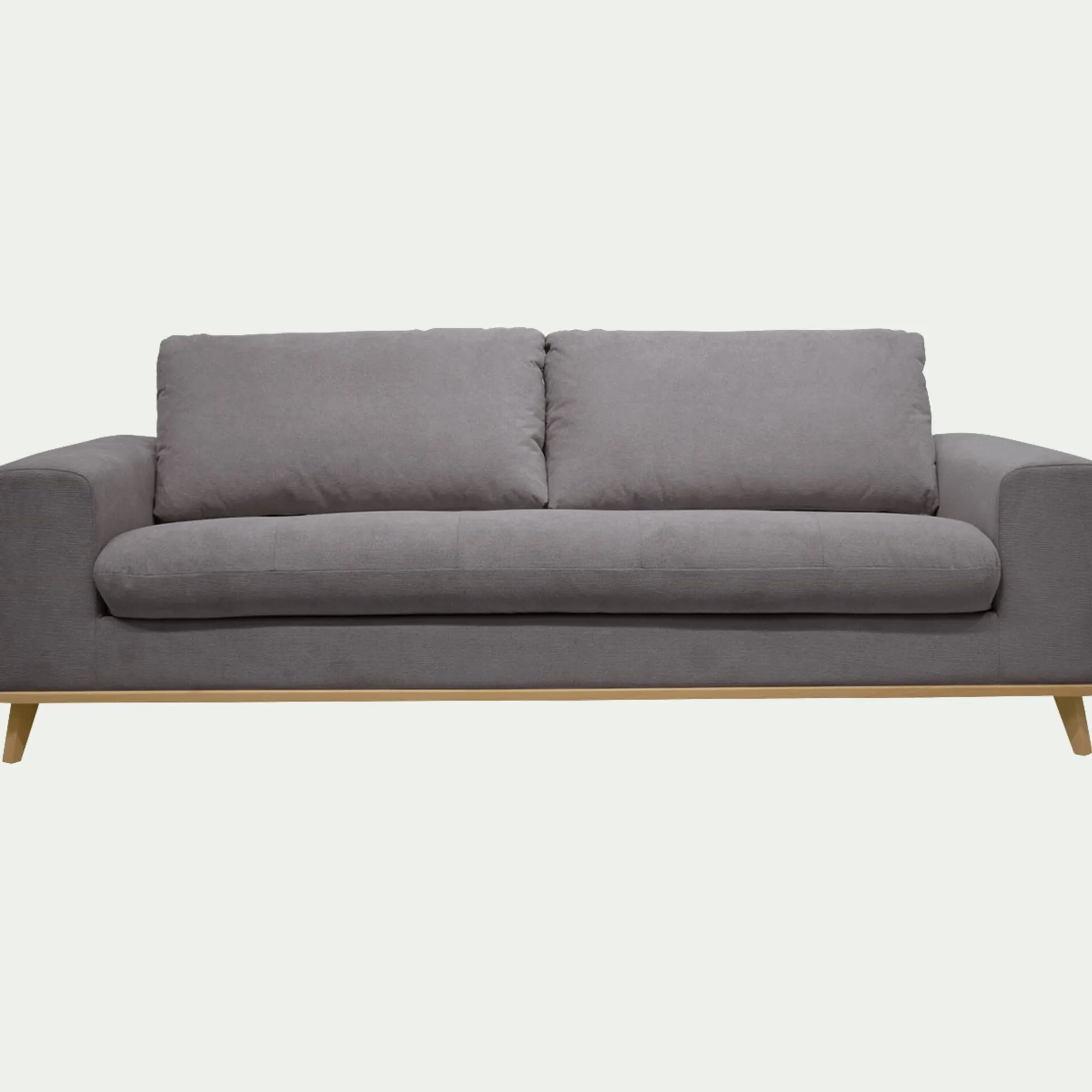 Canapé En Tissu|Canapé 4 Places*alinea Canapé 4 places convertible en tissu Crown - Gris restanque