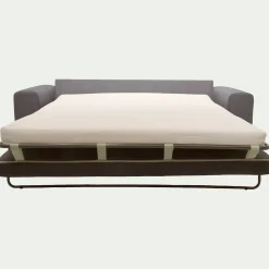 Canapé En Tissu|Canapé 4 Places*alinea Canapé 4 places convertible en tissu Crown - Gris restanque