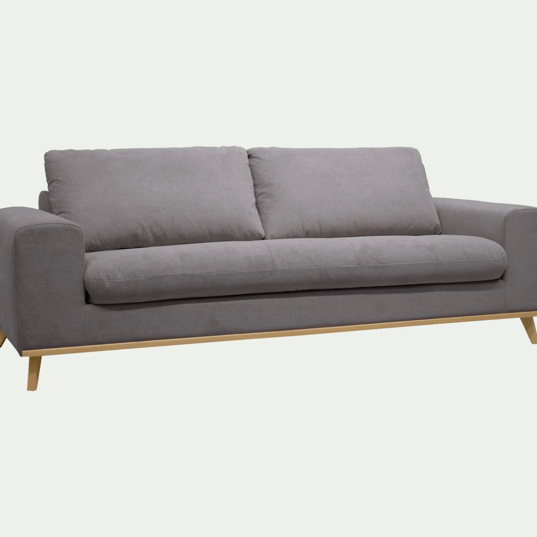 Canapé En Tissu|Canapé 4 Places*alinea Canapé 4 places convertible en tissu Crown - Gris restanque