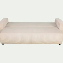 Canapé En Velours|Canapé 4 Places*alinea Canapé 4 places convertible en velours côtelé - roucas Beige