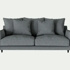 Canapé 3 Places*alinea Canapé 3 places convertible matelas Bultex tissu mixte - ardoise Gris