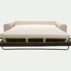 Canapé 4 Places*alinea Canapé 4 places convertible en tissu Crown - roucas Beige