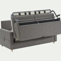 Canapé 4 Places*alinea Canapé 4 places convertible en tissu matelas densité 25kg/m3 - anthracite Gris