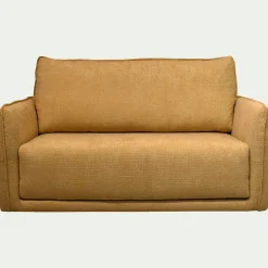 Canapé En Tissu|Canapé 2 Places*alinea Canapé 2 places convertible en tissu Eden - argan Jaune