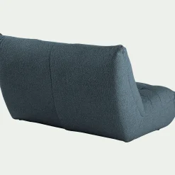 Canapé 3 Places*alinea Canapé 3 places en tissu bouclette - Bleu