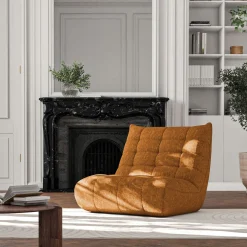 Canapé 2 Places*alinea Canapé 2 places en tissu chenille - argan Jaune