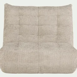 Canapé 2 Places*alinea Canapé 2 places en tissu chenille - roucas Beige