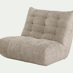 Canapé 2 Places*alinea Canapé 2 places en tissu chenille - roucas Beige