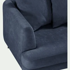 Canapé 5 Places*alinea Canapé 5 places fixe droit en tissu cannes - autan Bleu