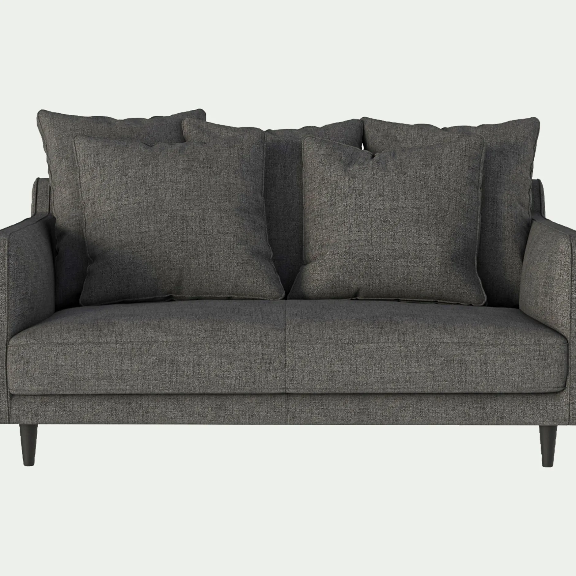 Canapé 2 Places*alinea Canapé 2 places fixe en tissu joint - Gris restanque