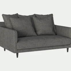 Canapé 2 Places*alinea Canapé 2 places fixe en tissu joint - Gris restanque