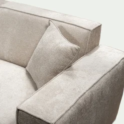 Canapé En Tissu|Canapé 3 Places*alinea Canapé 3 places fixe en tissu Genesis - Beige