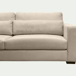 Canapé 5 Places|Canapé Fixe*alinea Canapé 5 places fixe en tissu Bloq - roucas Beige