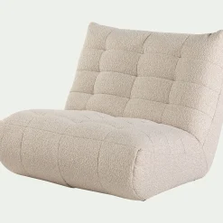 Canapé 2 Places|Petit Canapé*alinea Canapé 2 places fixe en tissu bouclette - écru Blanc